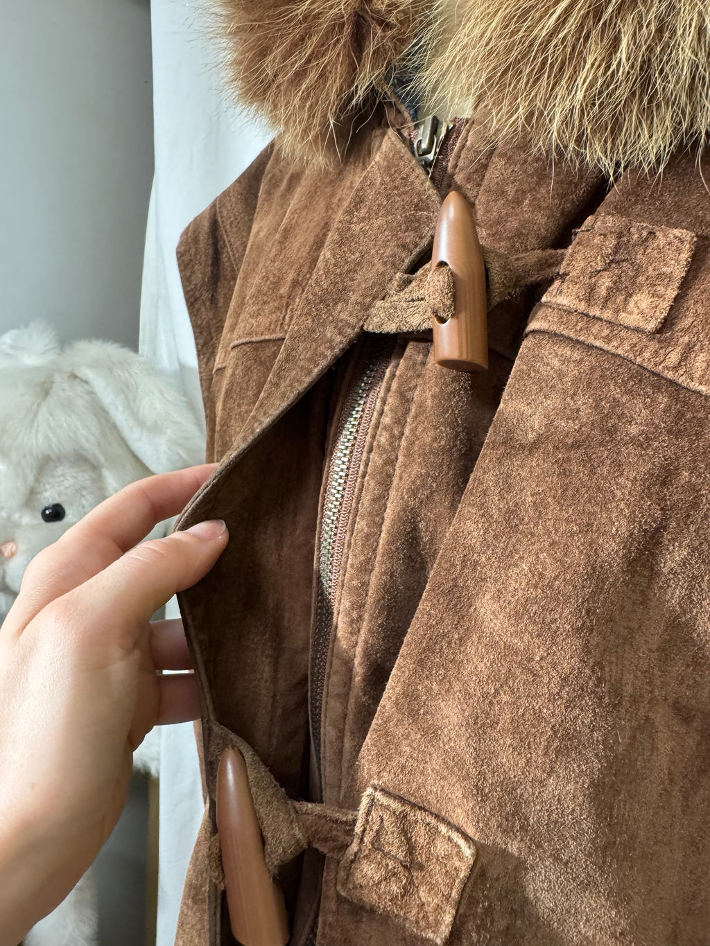 Veste en cuir sans manches