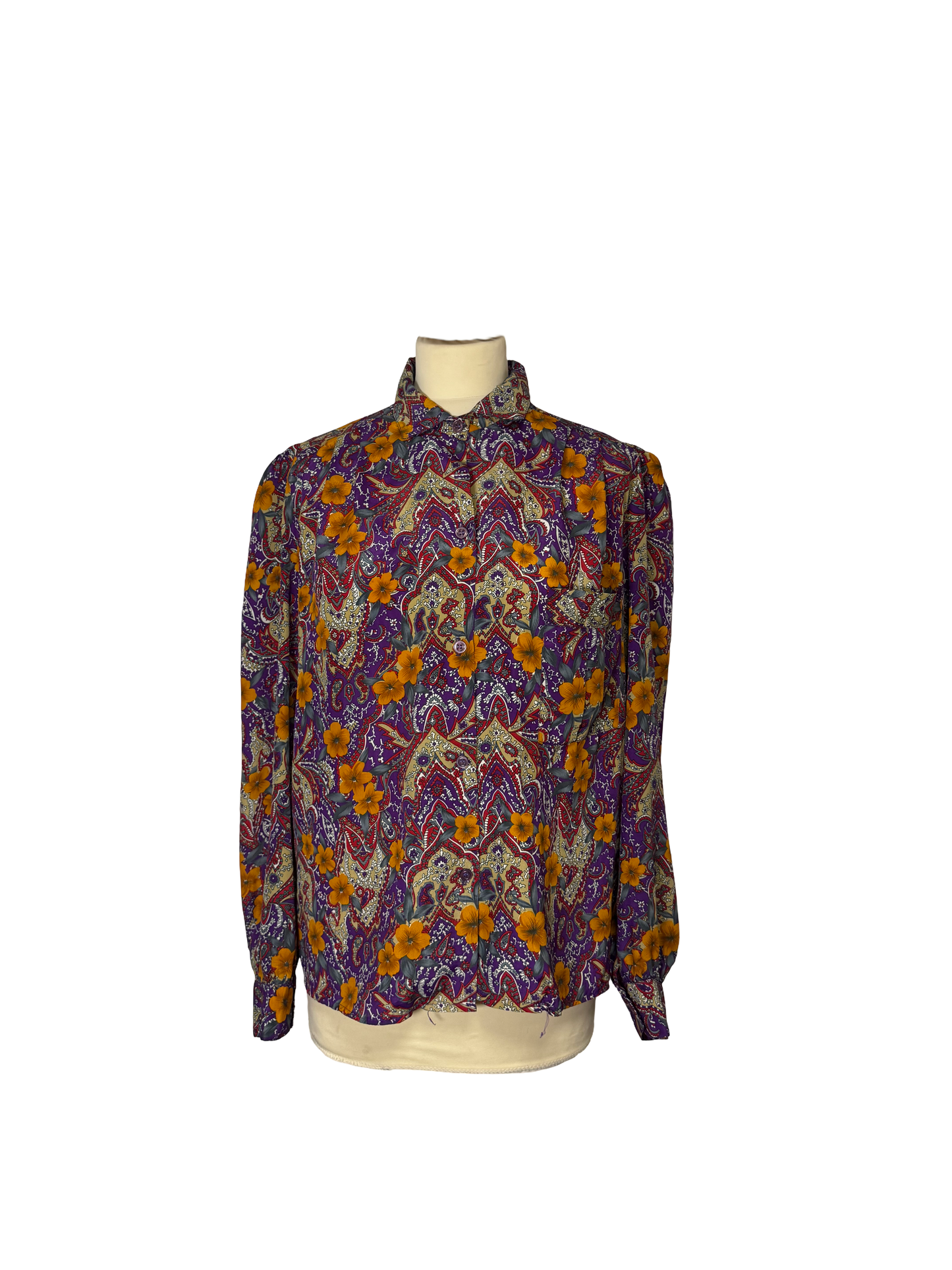 Chemise à motifs floraux