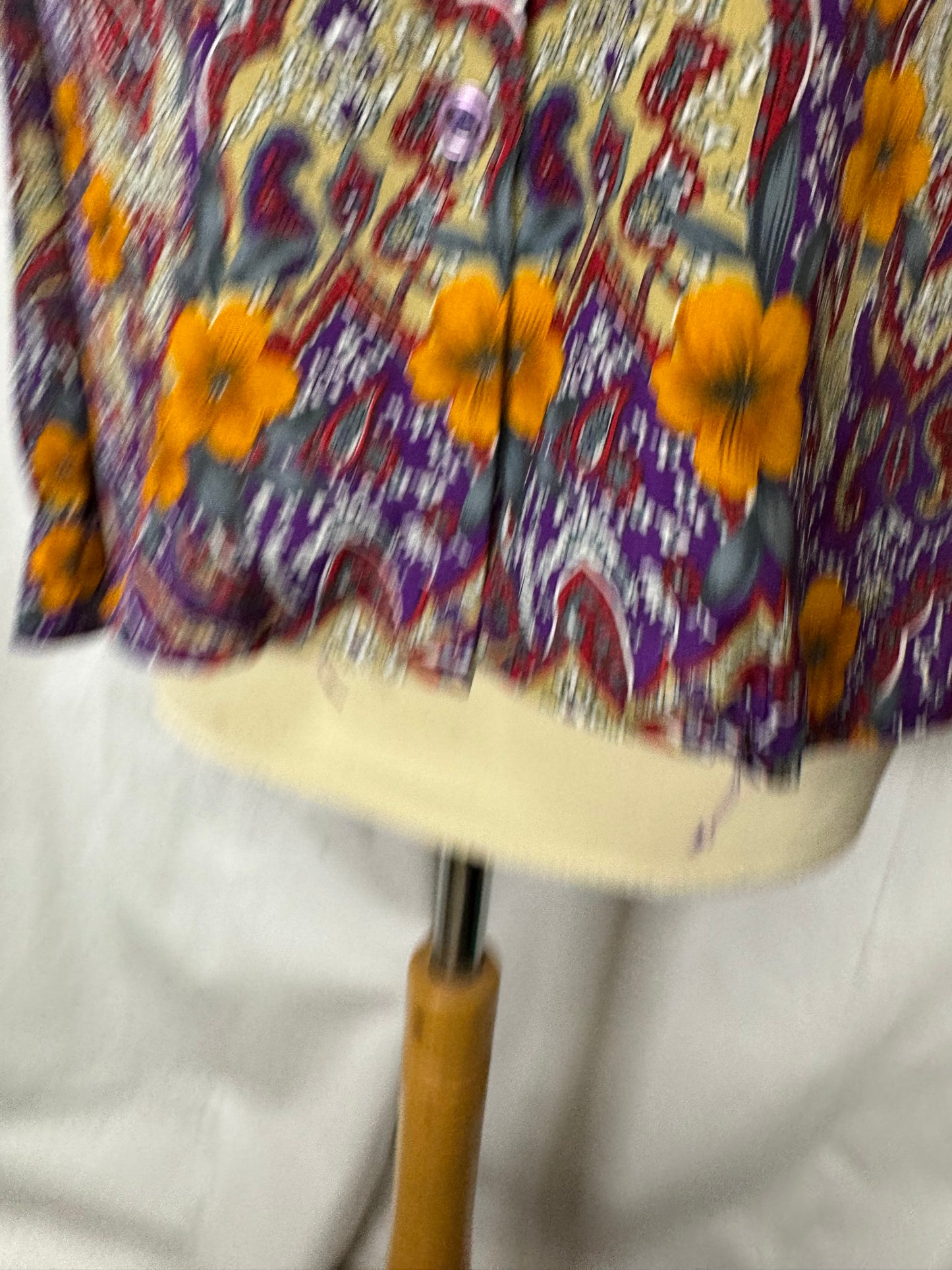 Chemise à motifs floraux