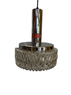 Lustre en verre 70s