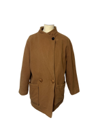 Manteau court marron