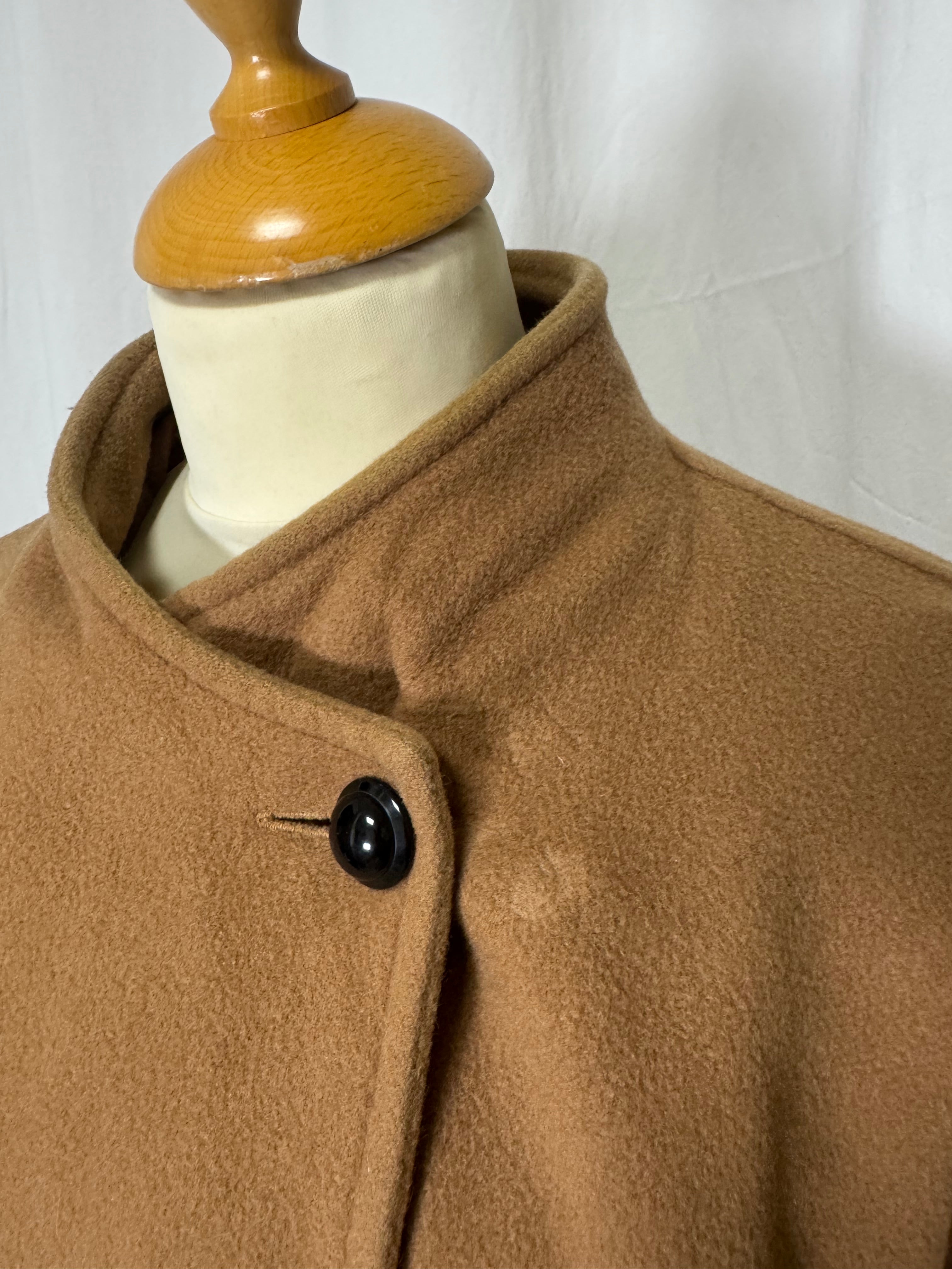 Manteau court marron