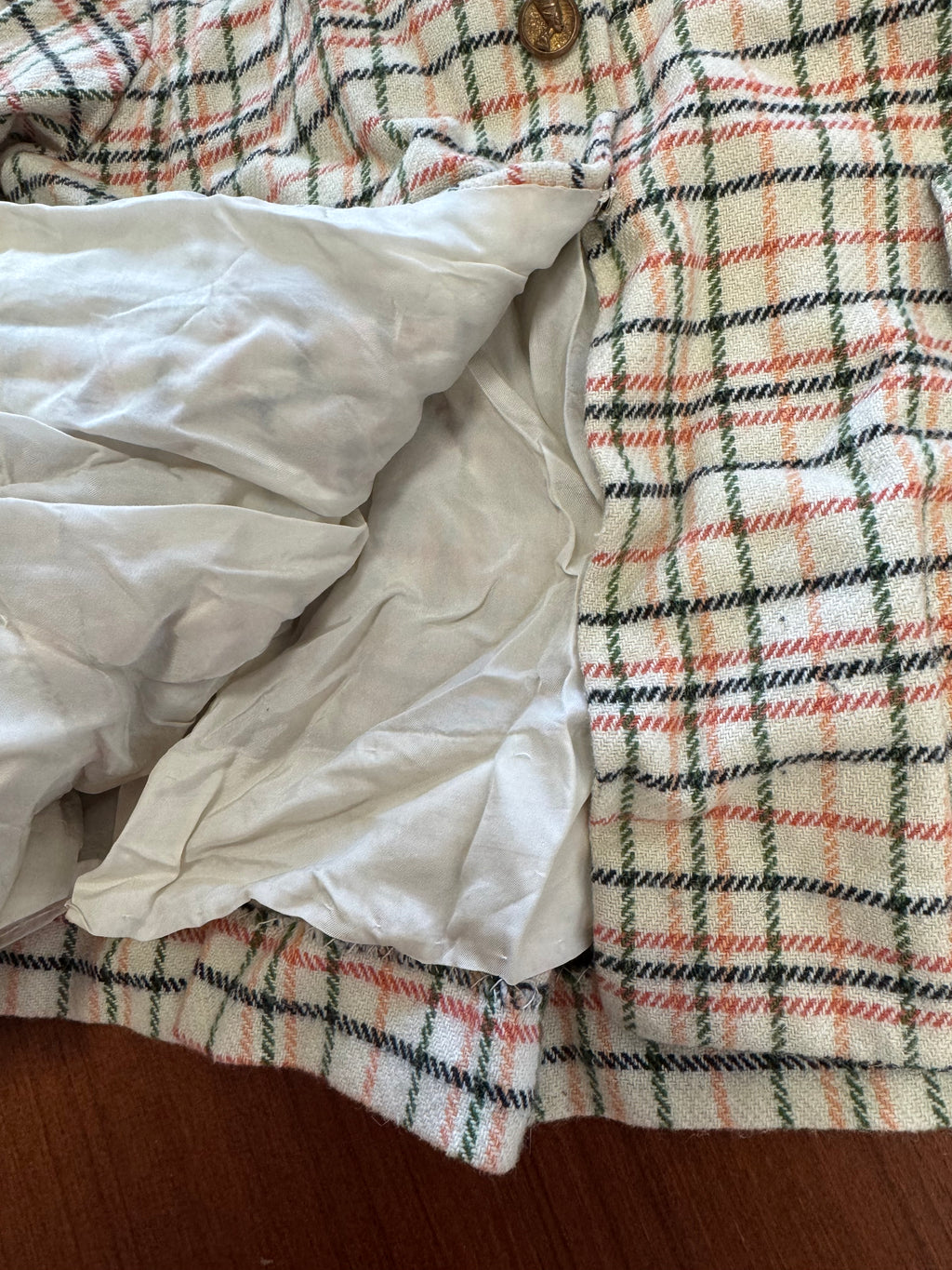 Veste à carreaux
