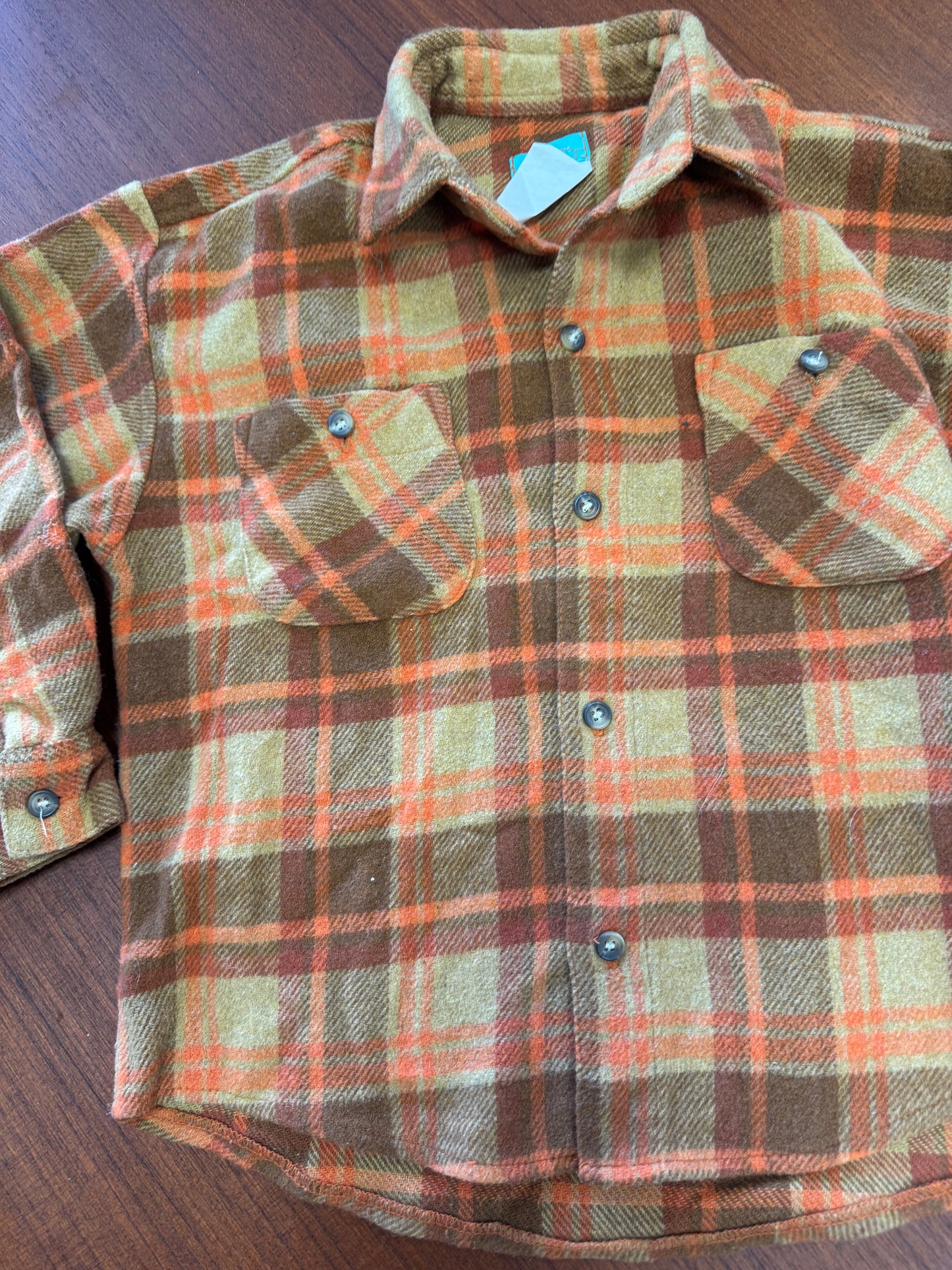 Chemise flanelle 70s