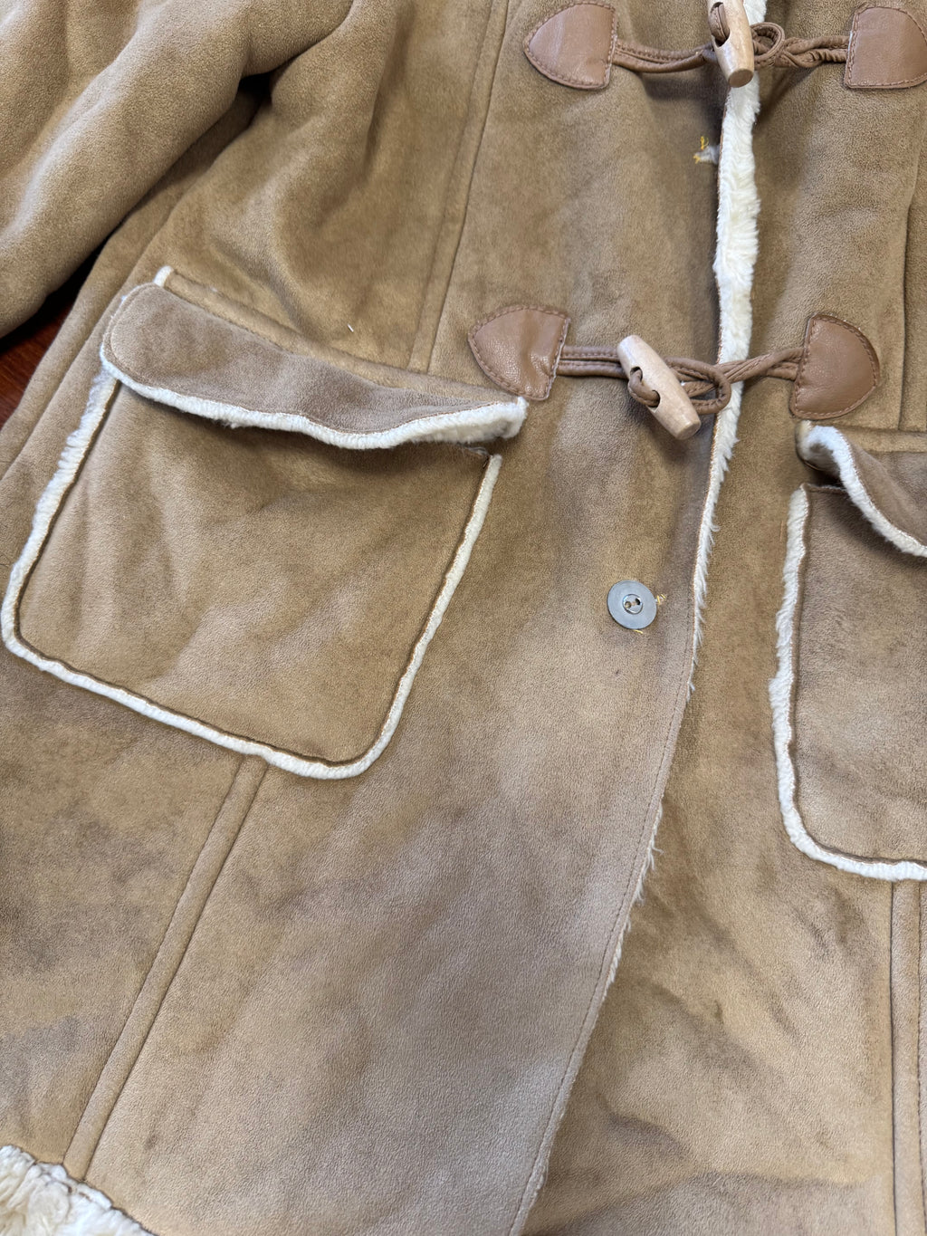 Veste en fausse fourrure