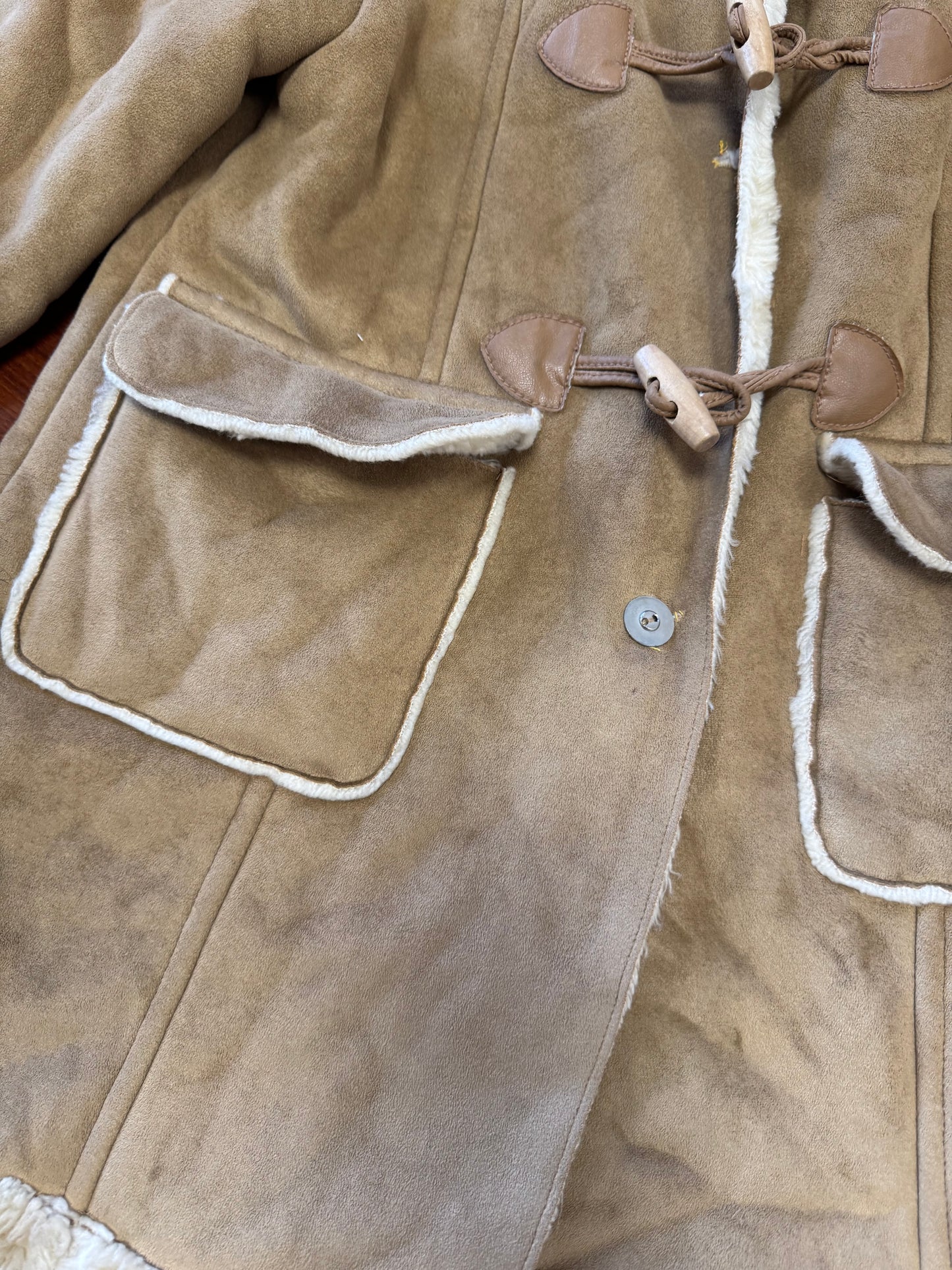 Veste en fausse fourrure