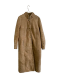 Manteau en peau lainée 70s