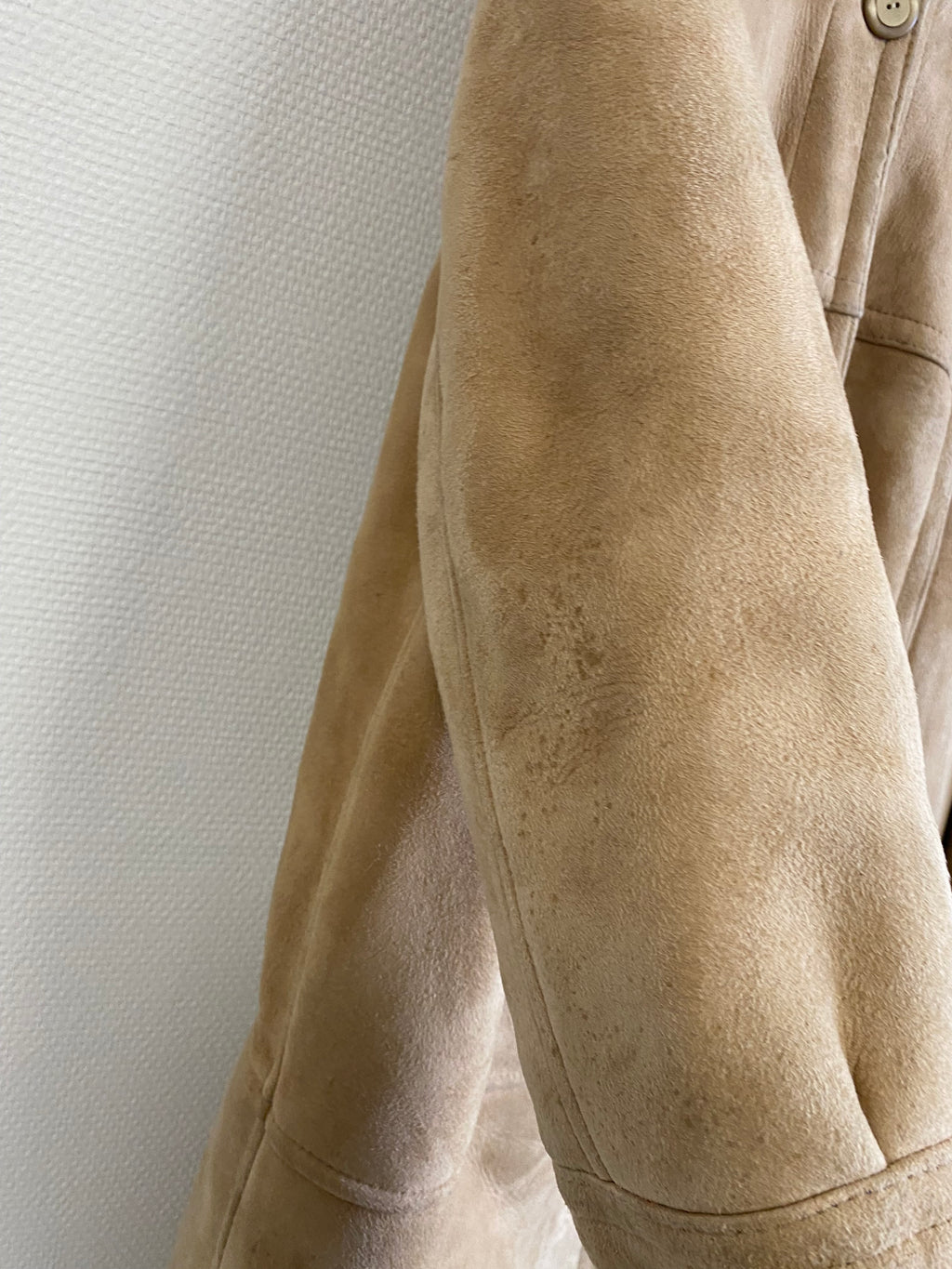 Manteau en peau lainée 70s