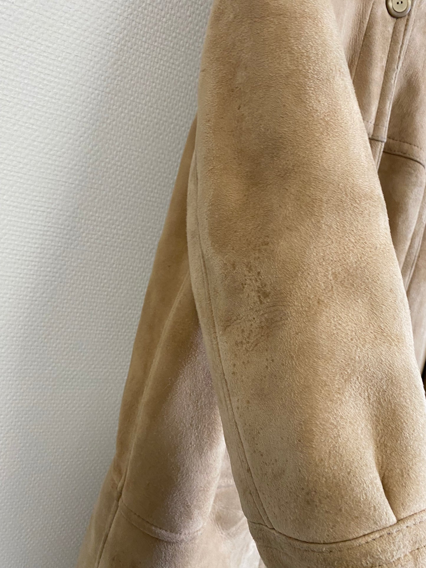 Manteau en peau lainée 70s