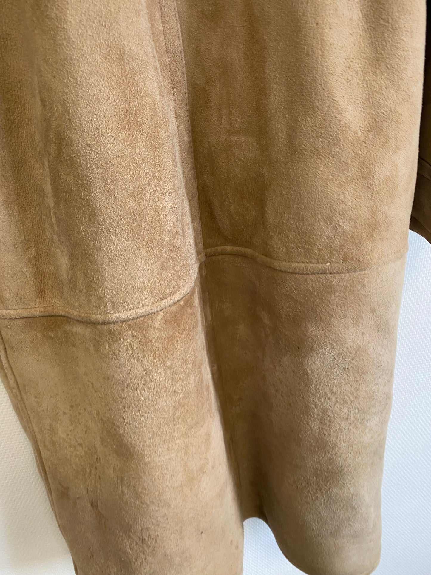 Manteau en peau lainée 70s