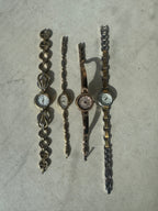 Montres en métal doré