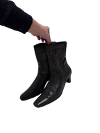 Bottines en cuir