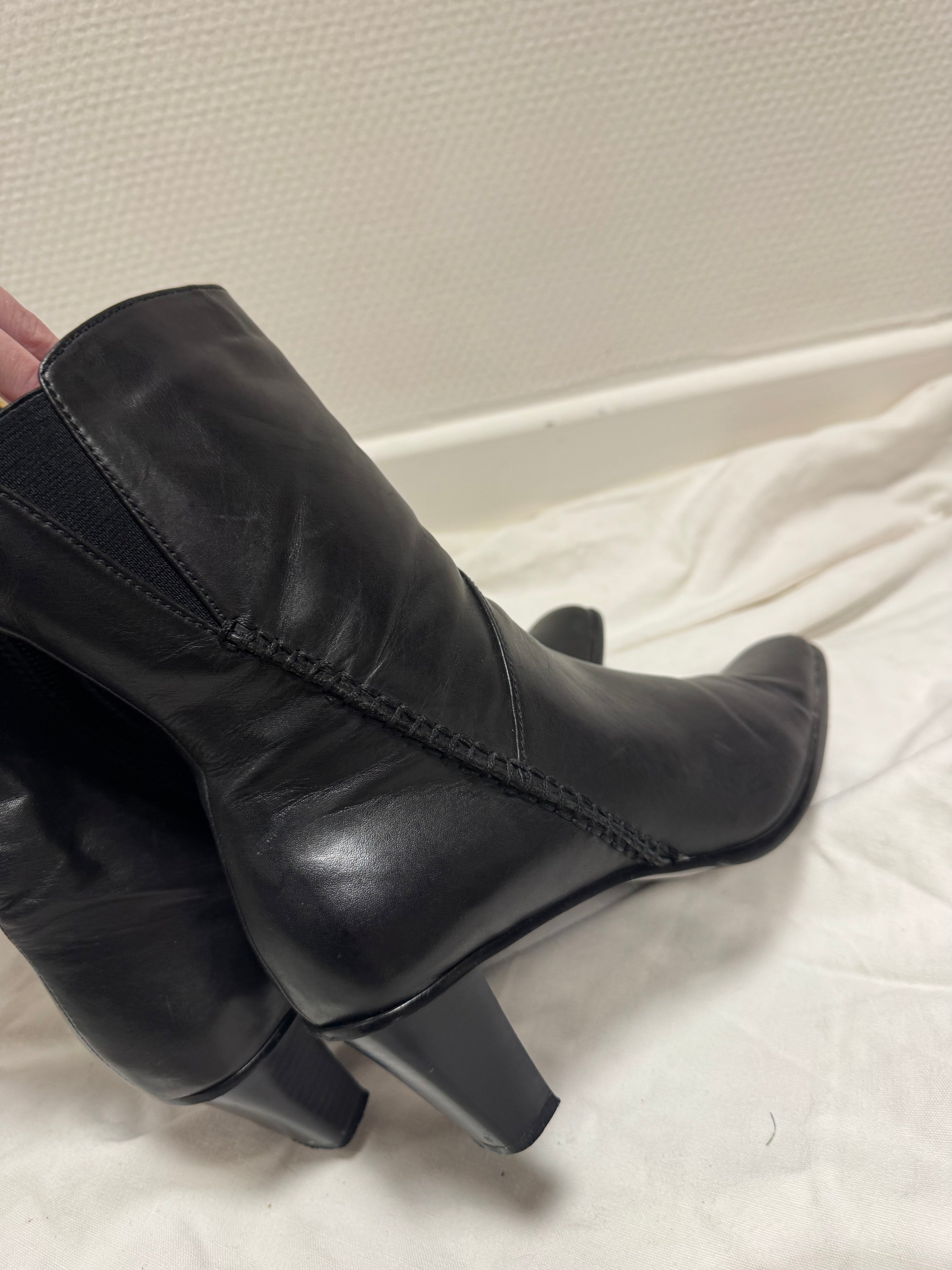 Bottines en cuir