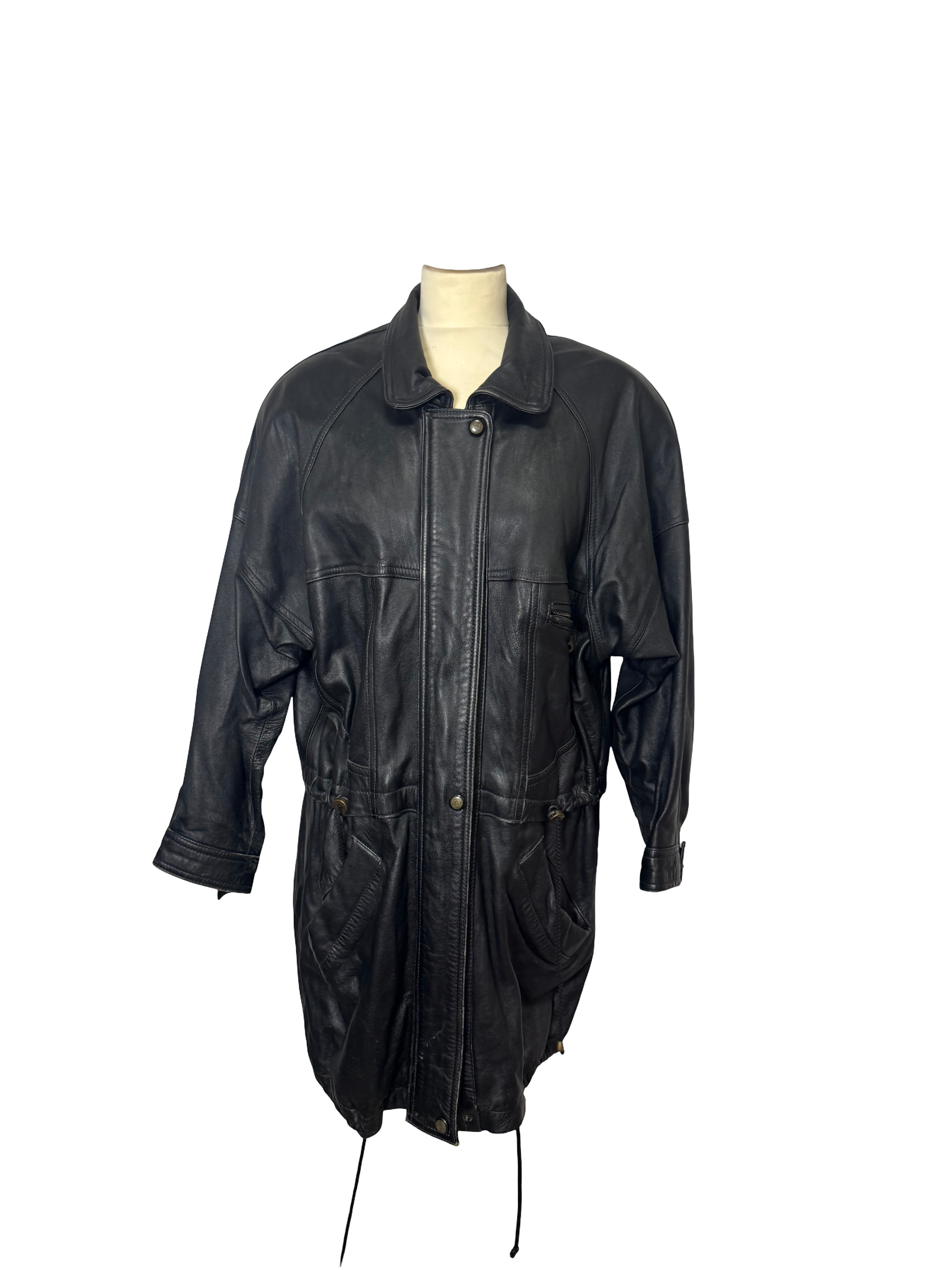 Veste en cuir 80s