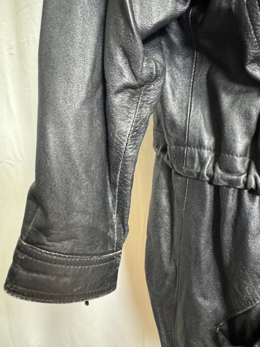 Veste en cuir 80s