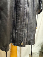 Veste en cuir 80s
