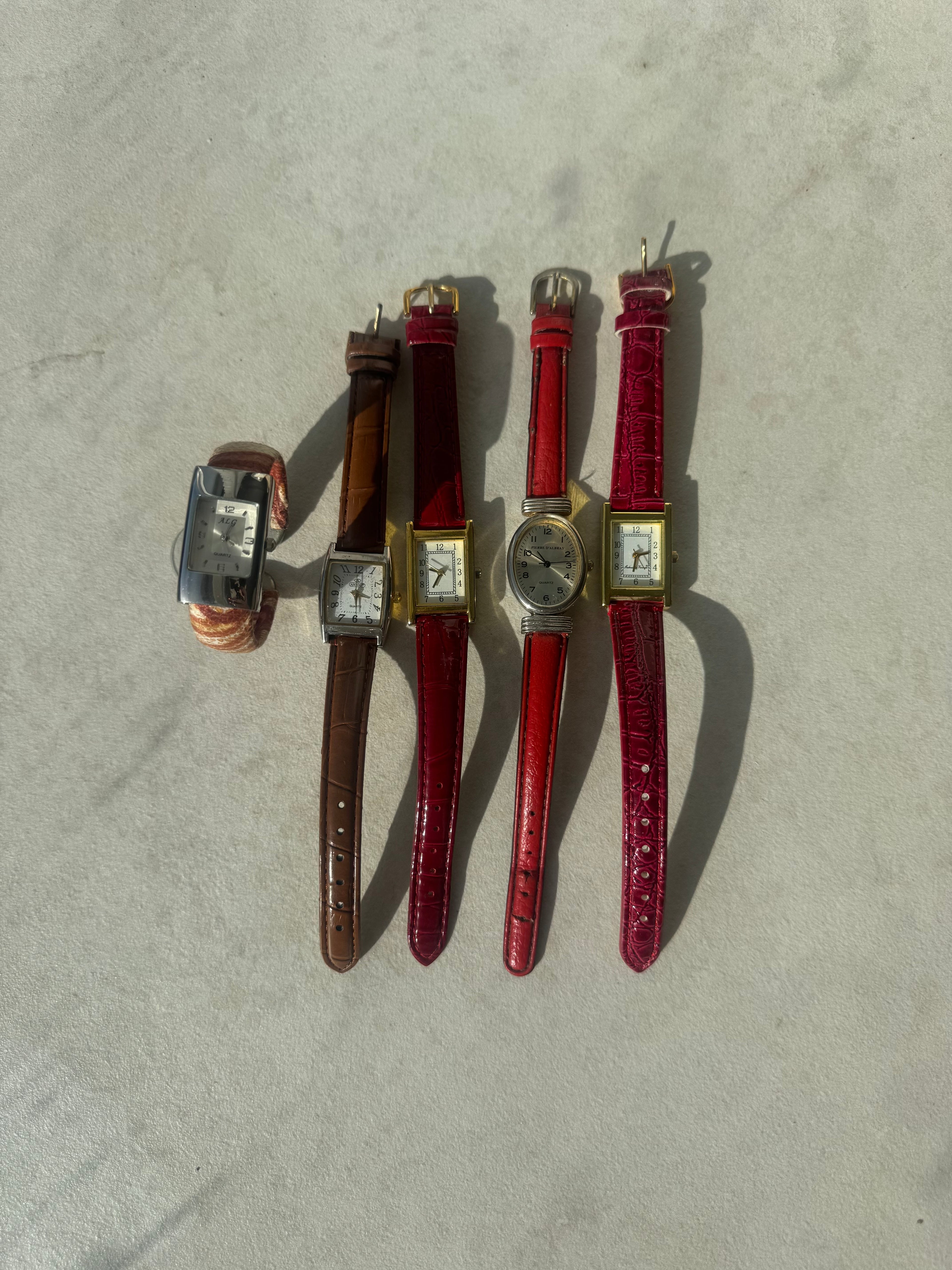 Montres en cuir
