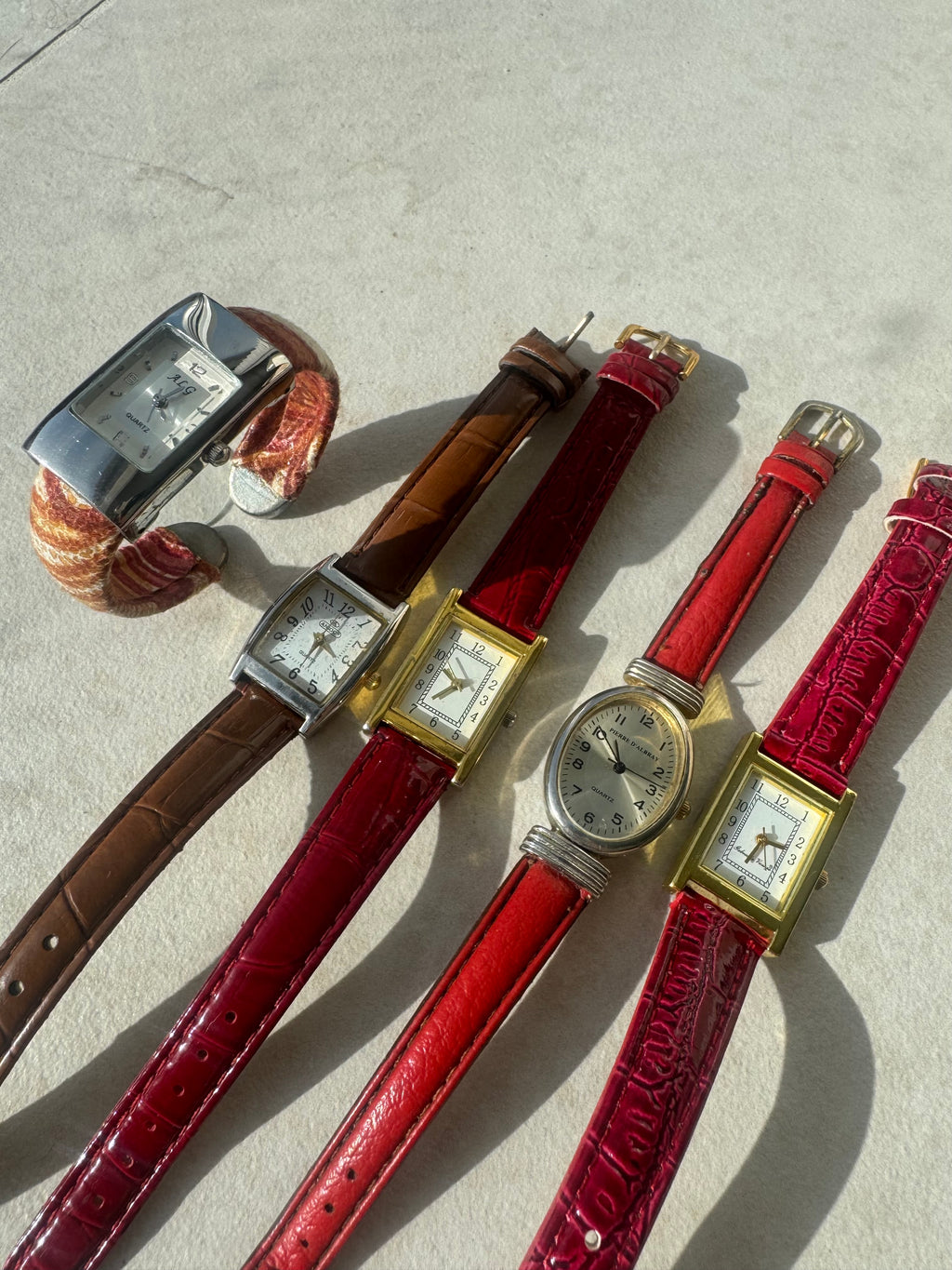 Montres en cuir