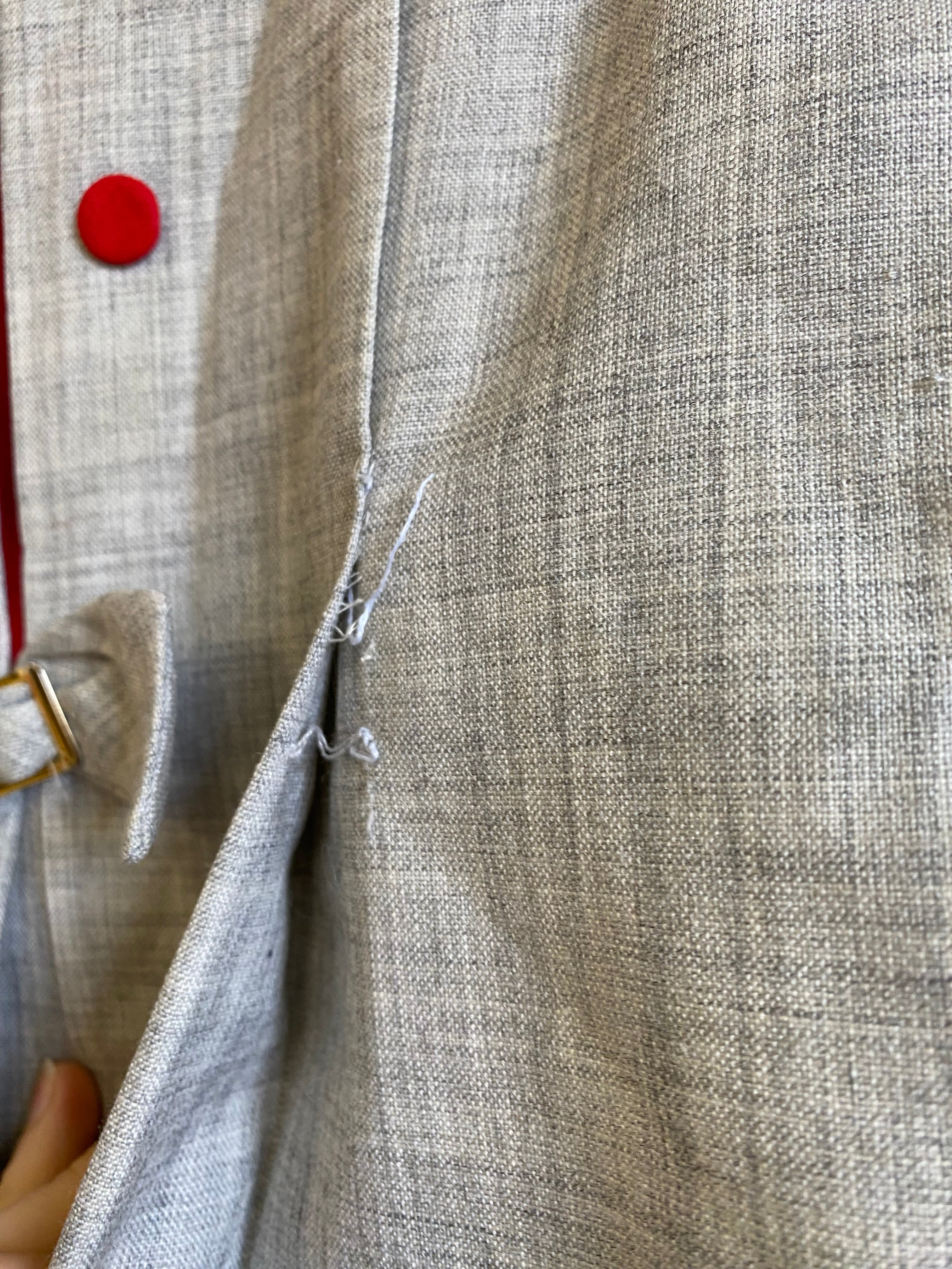 Robe grise 60s