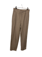 Pantalon en laine beige 80s