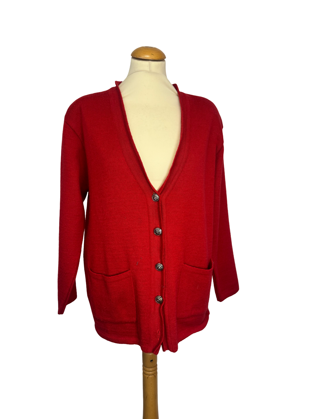Gilet rouge en laine