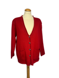 Gilet rouge en laine