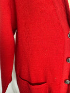 Gilet rouge en laine