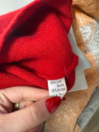 Gilet rouge en laine