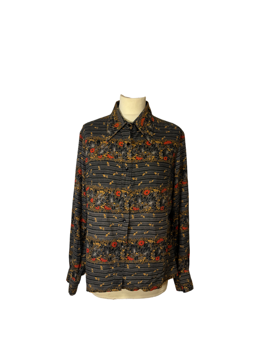 Chemise à motifs 70s