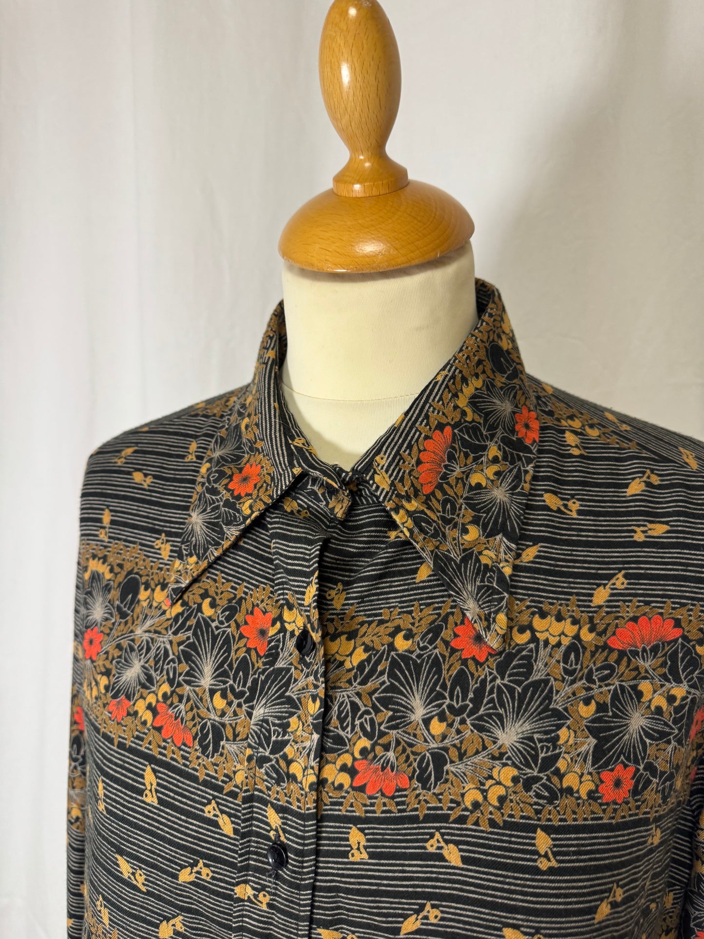 Chemise à motifs 70s