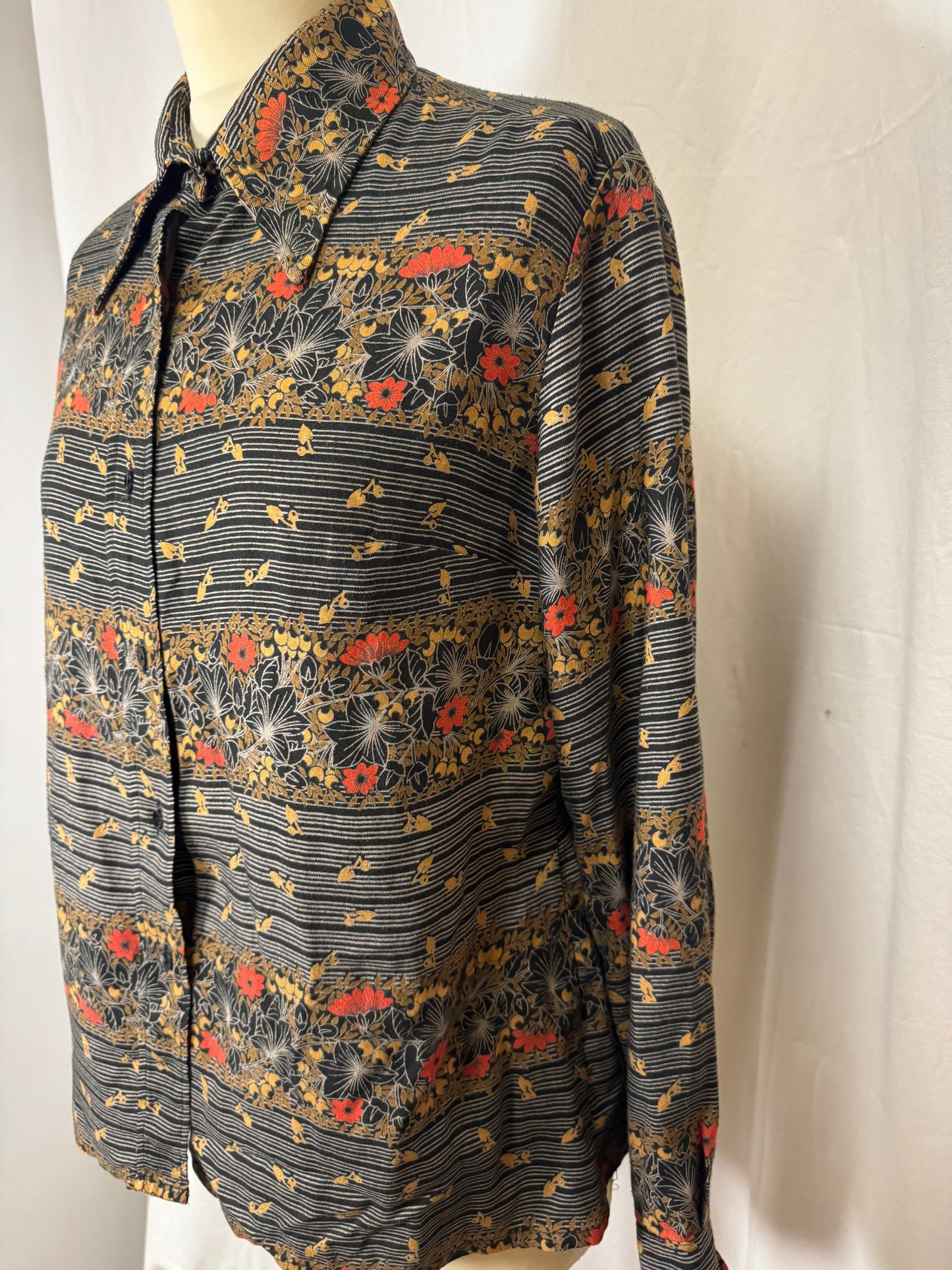 Chemise à motifs 70s