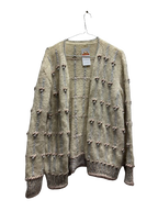 Cardigan écrue 80s