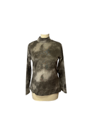 T-shirt léopard kaki