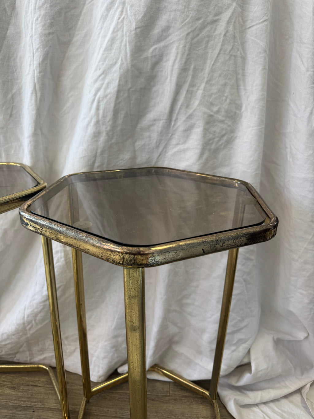 Paire de table 70s