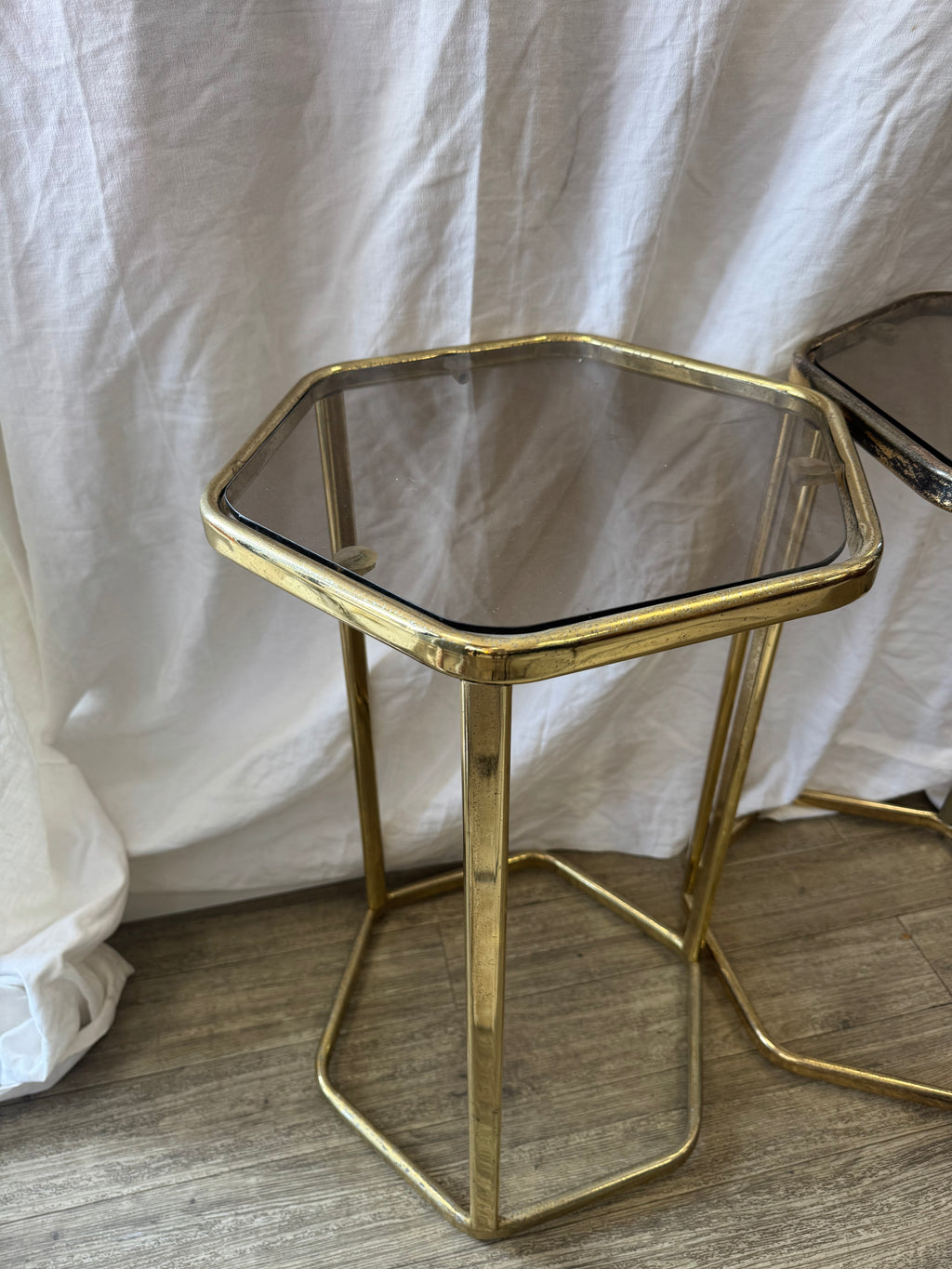 Paire de table 70s