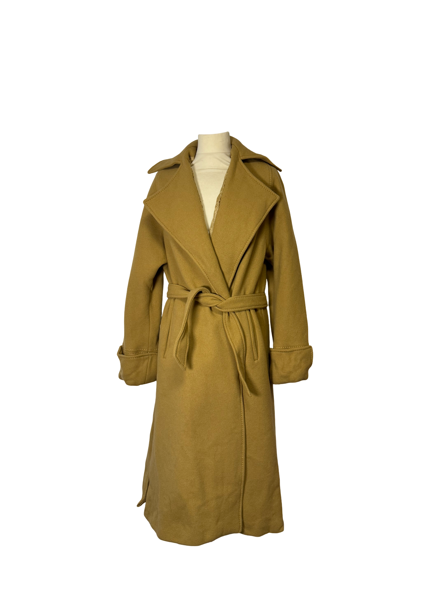 Manteau long beige