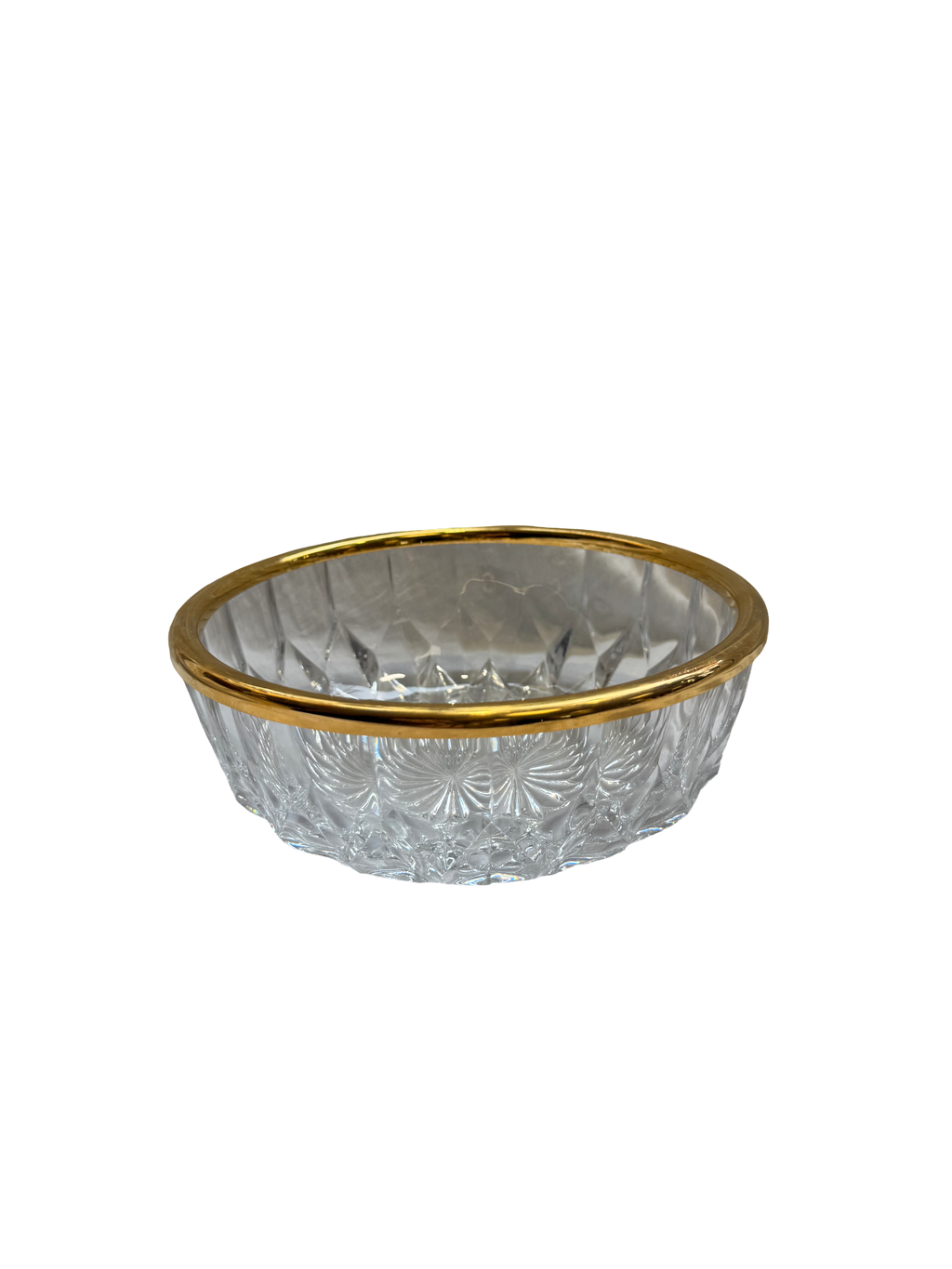 Coupe en cristal doré