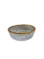 Coupe en cristal doré