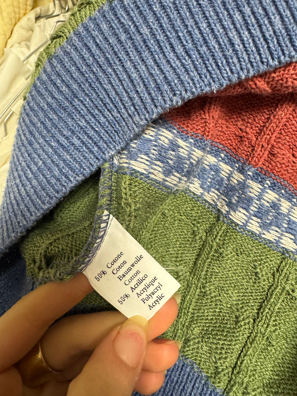 Pull à motifs 90s