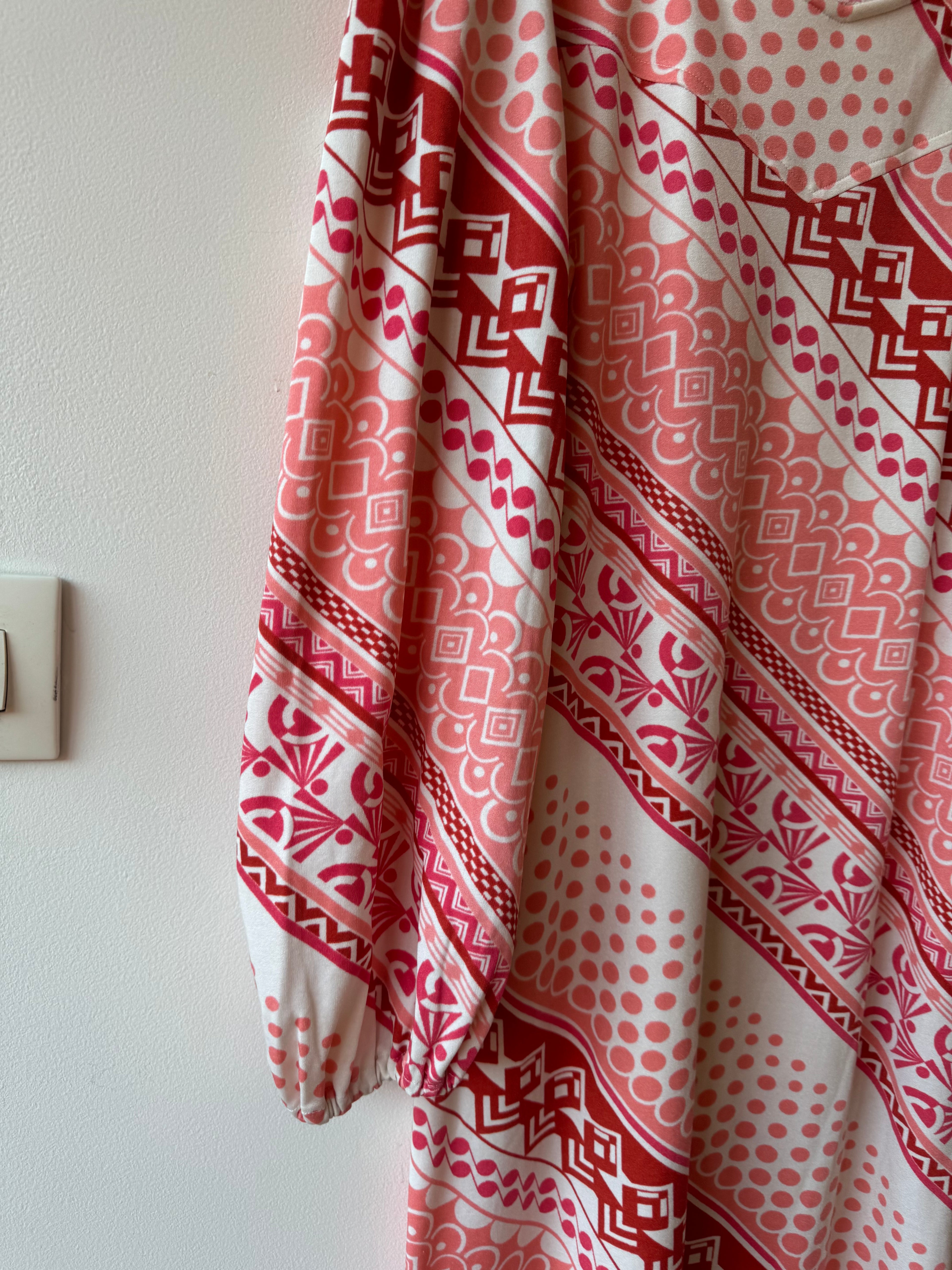 Robe à motifs 70s