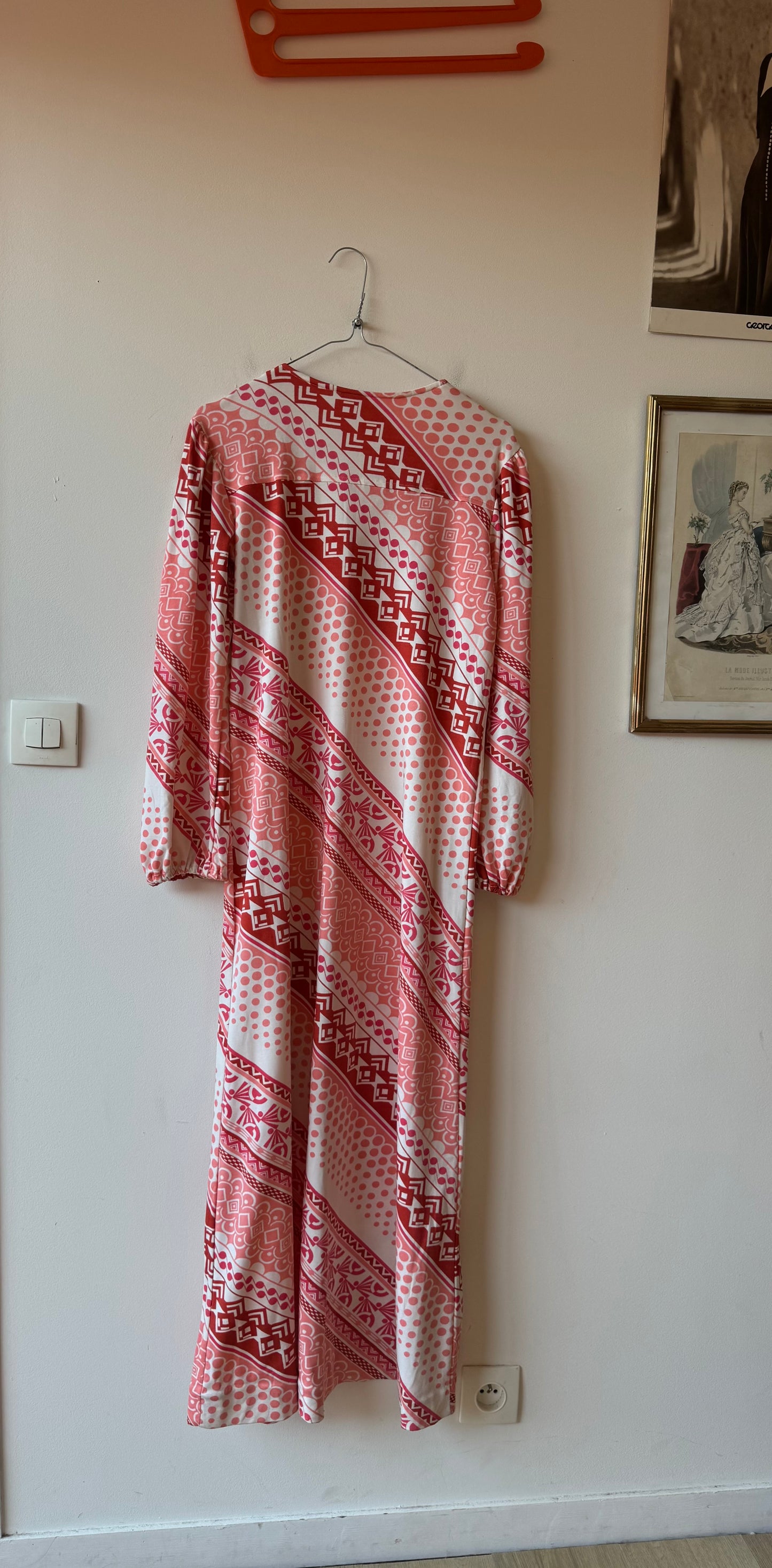 Robe à motifs 70s