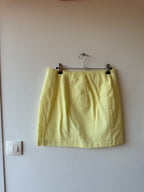 Jupe courte jaune