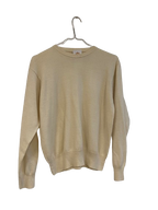 Pull crème en laine