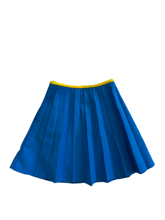 Jupe bleu 70s