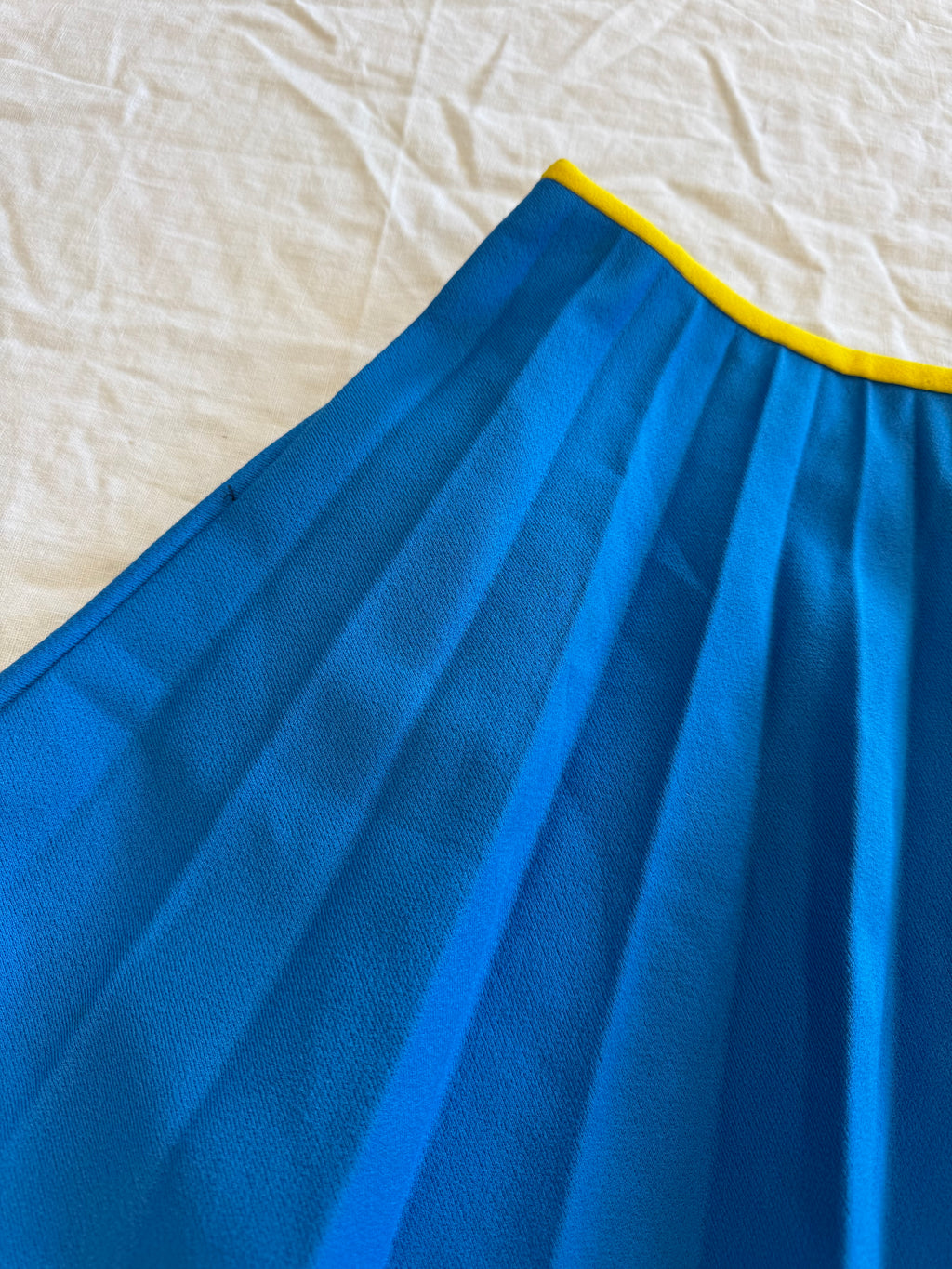 Jupe bleu 70s