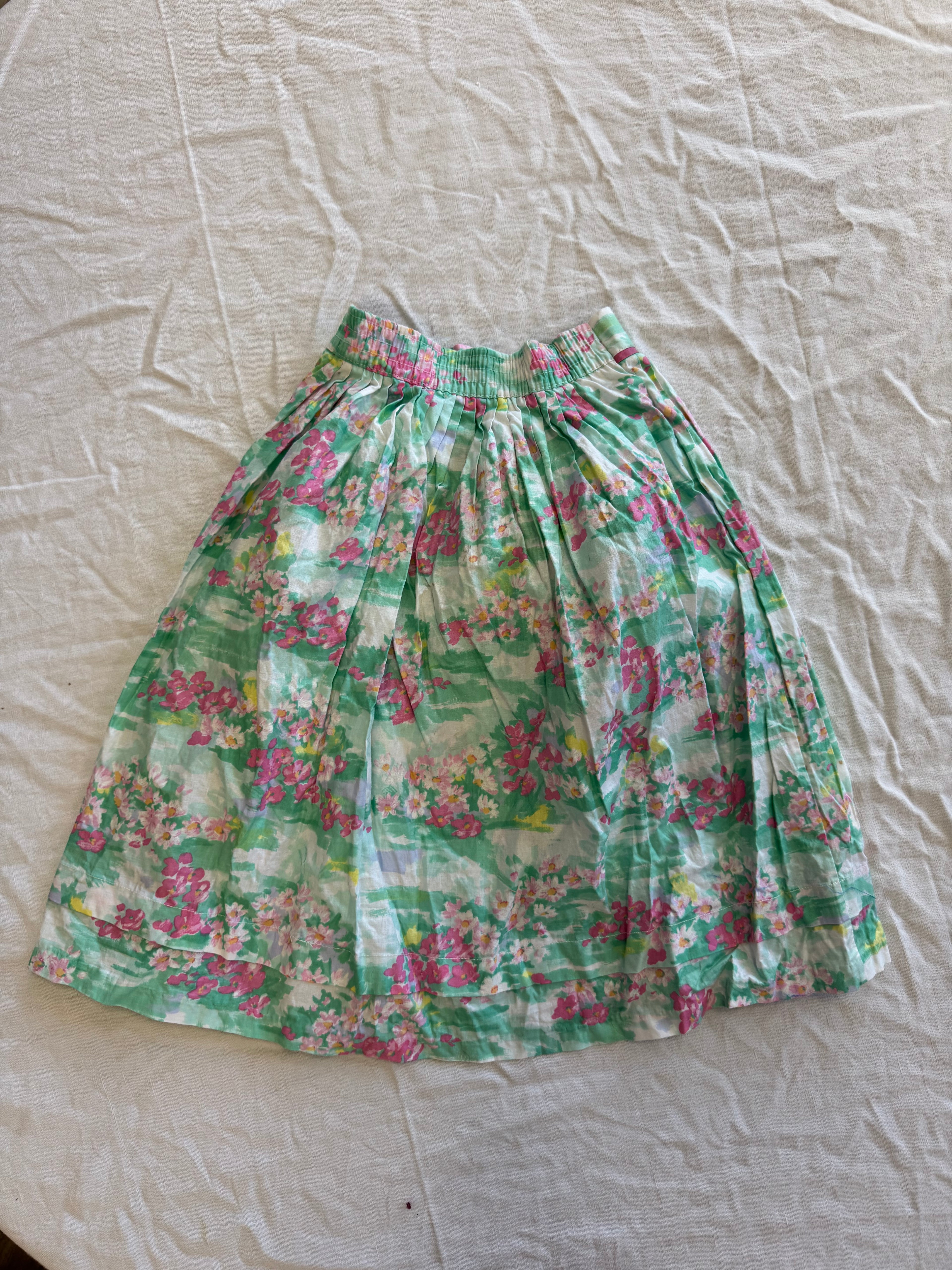 Jupe à fleurs