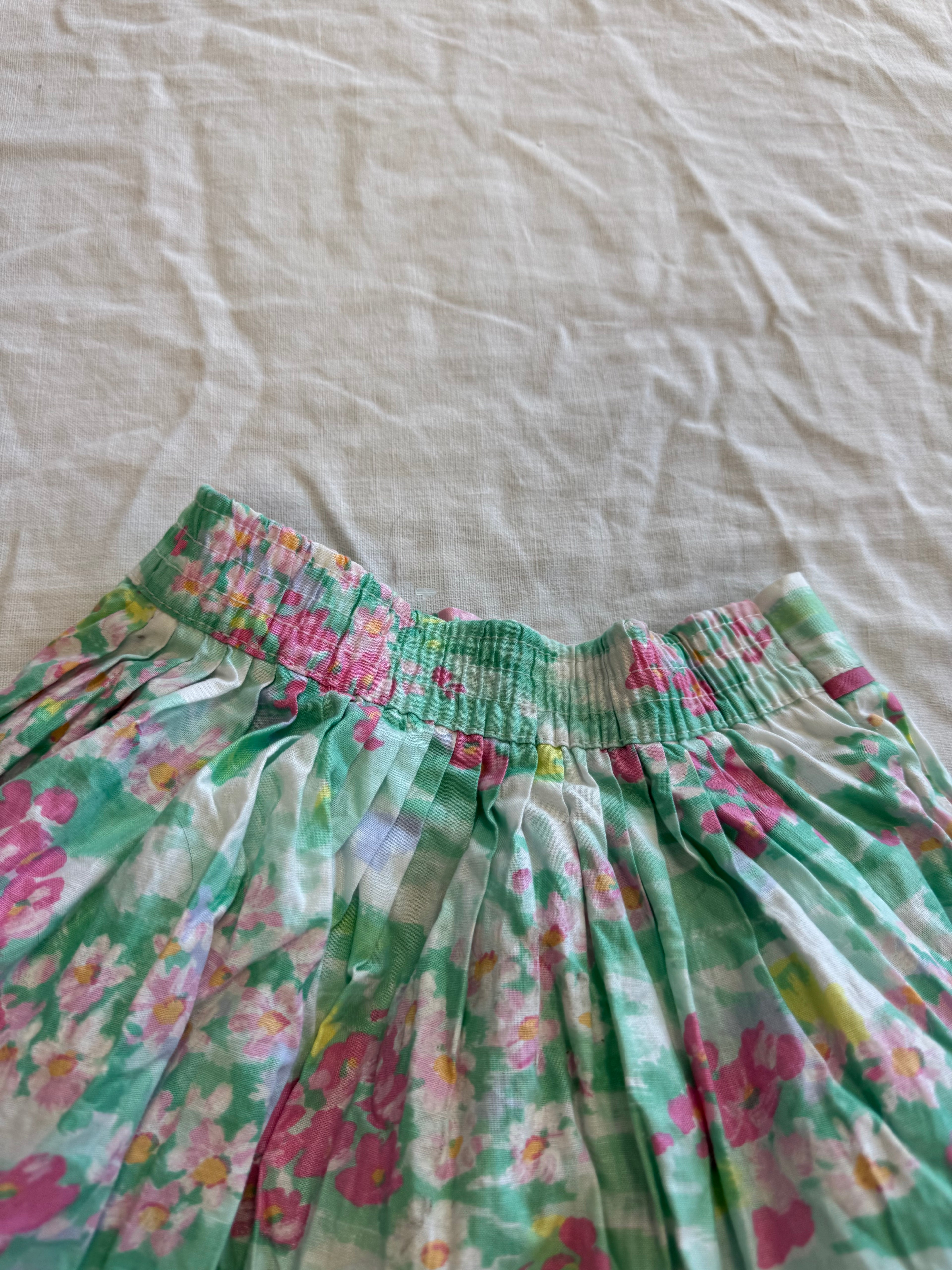 Jupe à fleurs