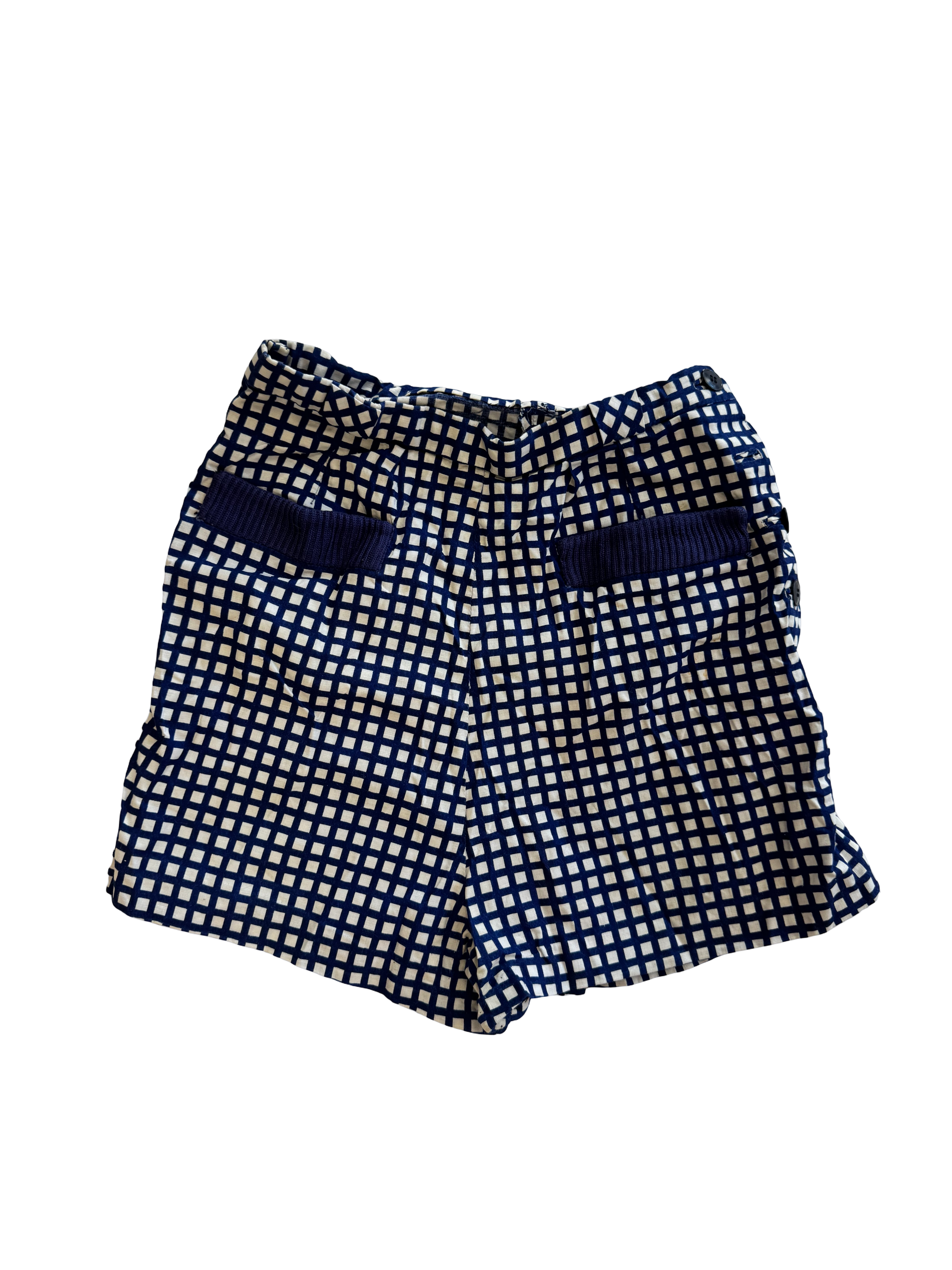 Short à carreaux