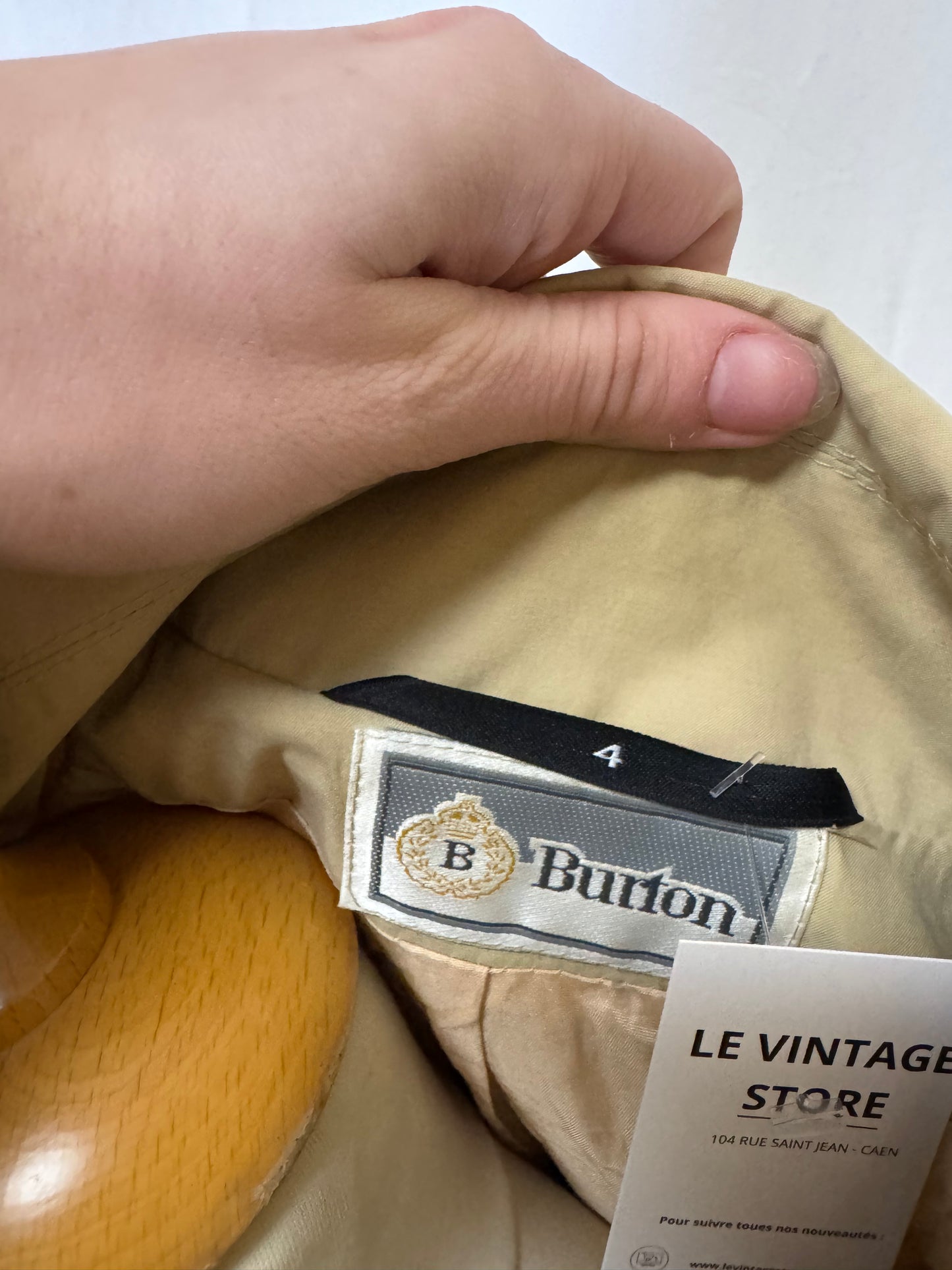 Trench-coat beige Burton