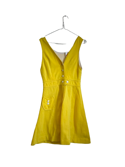 Robe jaune 60s